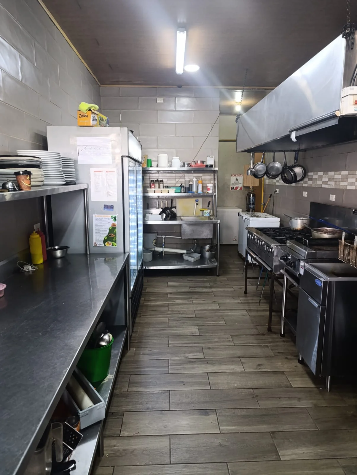 Cooking station and stove at Fusion Arenal kitchen