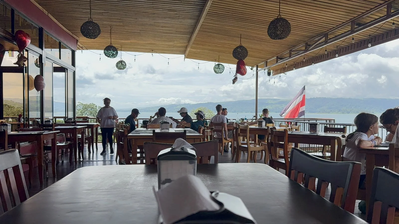Fusion Arenal Mirador terrace overlooking Lake Arenal