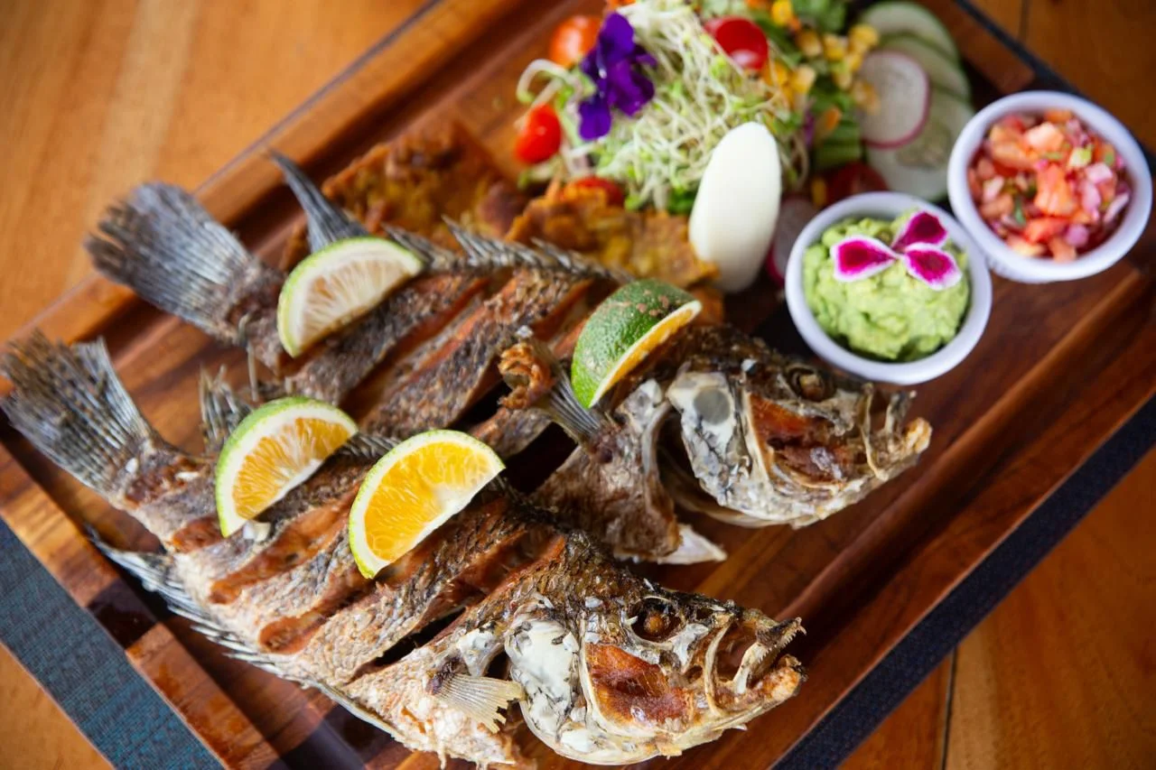 Fresh Costa Rican cooking class signature dish