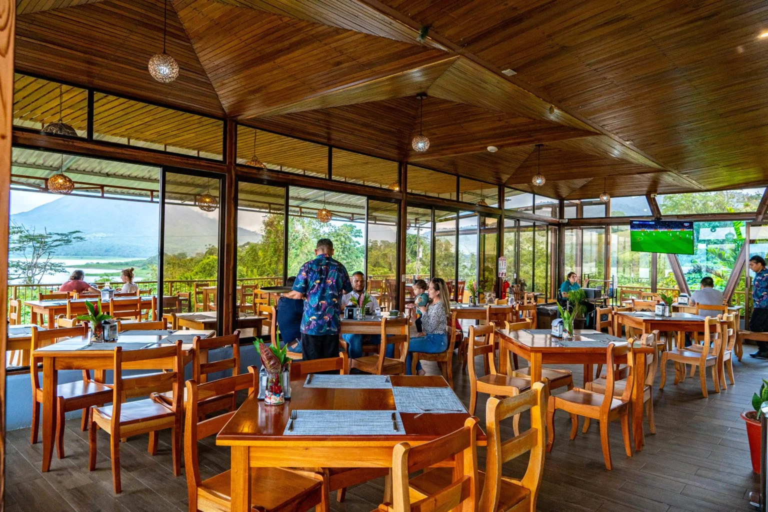 Restaurant Interior & Staff